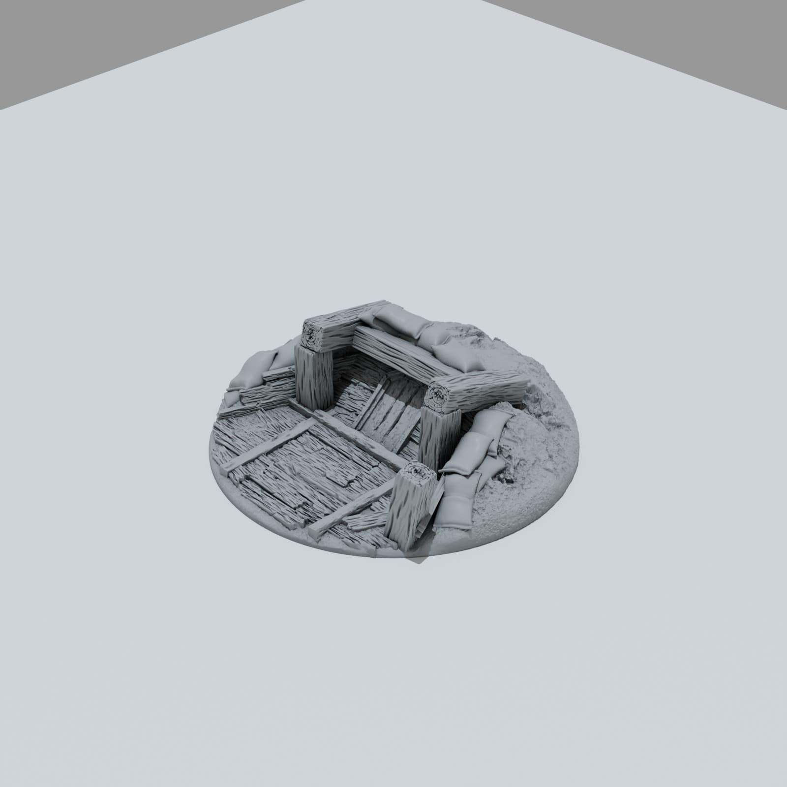 Trench Warfare Toppers - Unpainted Resin thumbnail