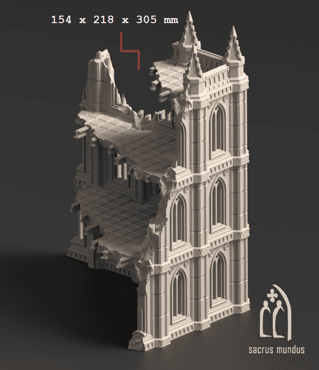 Desolation of Emerita: Corner Ruins C - Terrain thumbnail