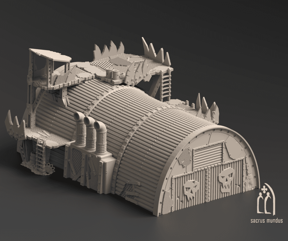 Warpzel-1A: Hangar - Terrain