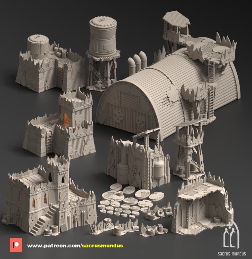 Warpzel-1A: Full Set - Terrain