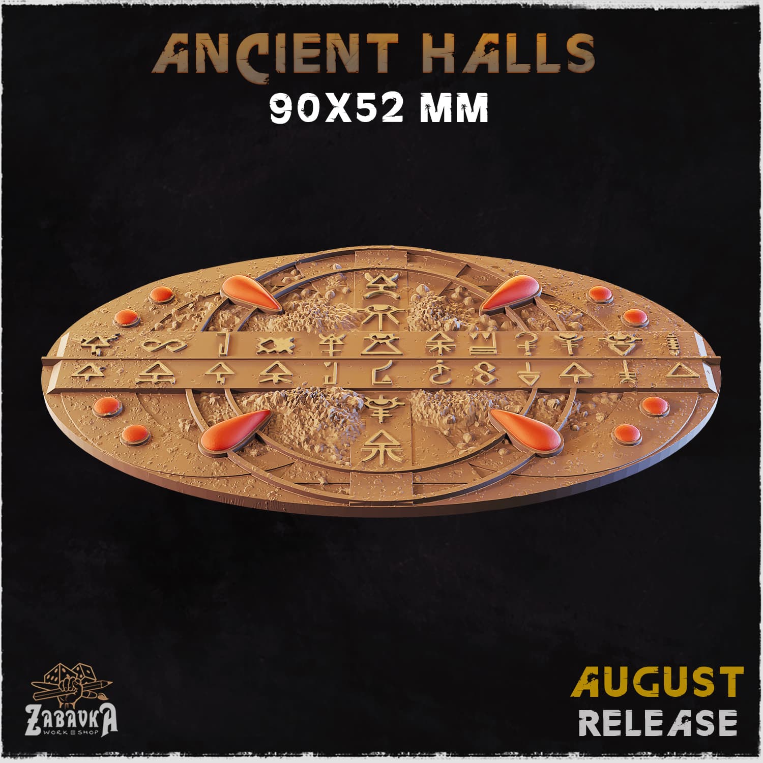 Ancient Halls Bases & Toppers - Unpainted Resin thumbnail