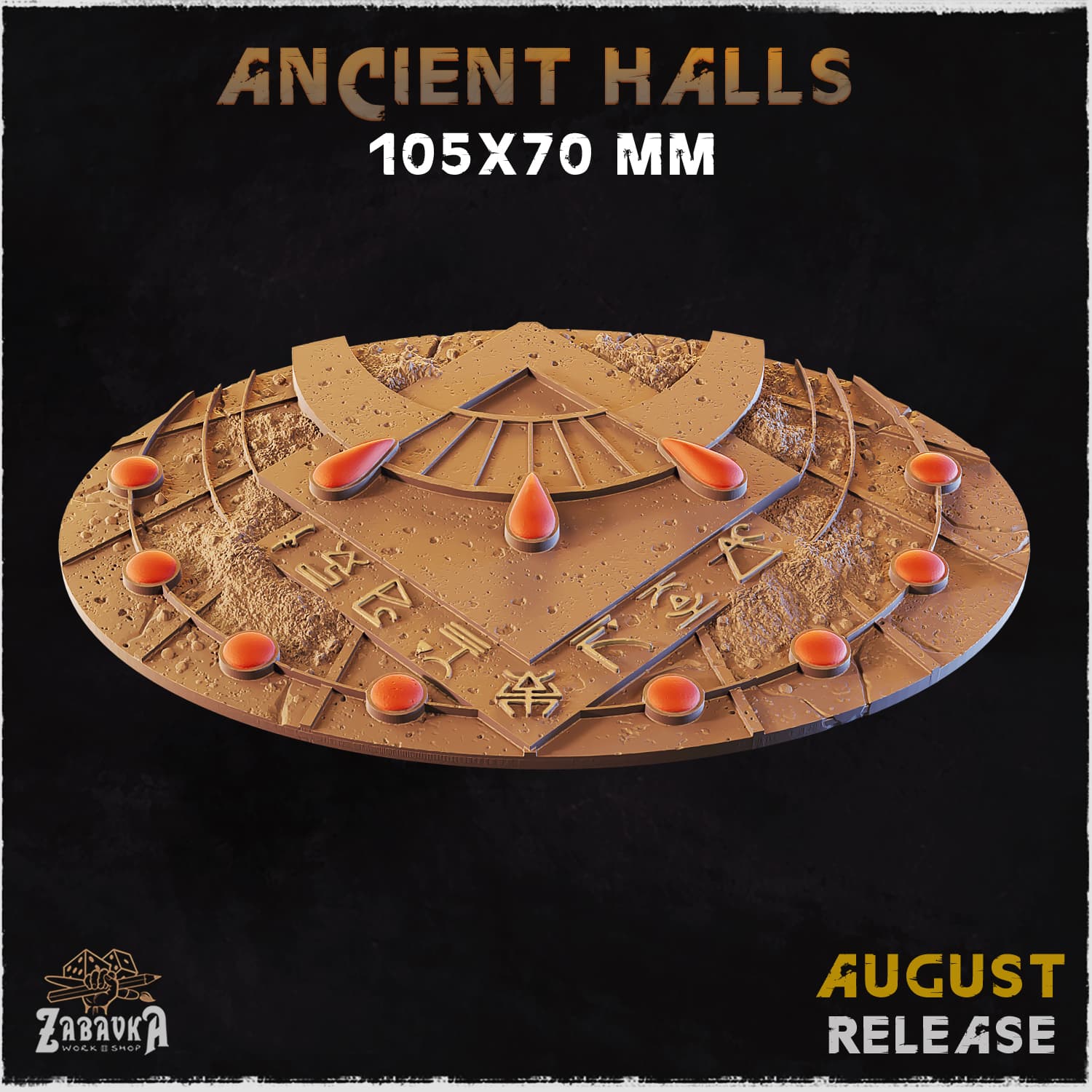 Ancient Halls Bases & Toppers - Unpainted Resin thumbnail