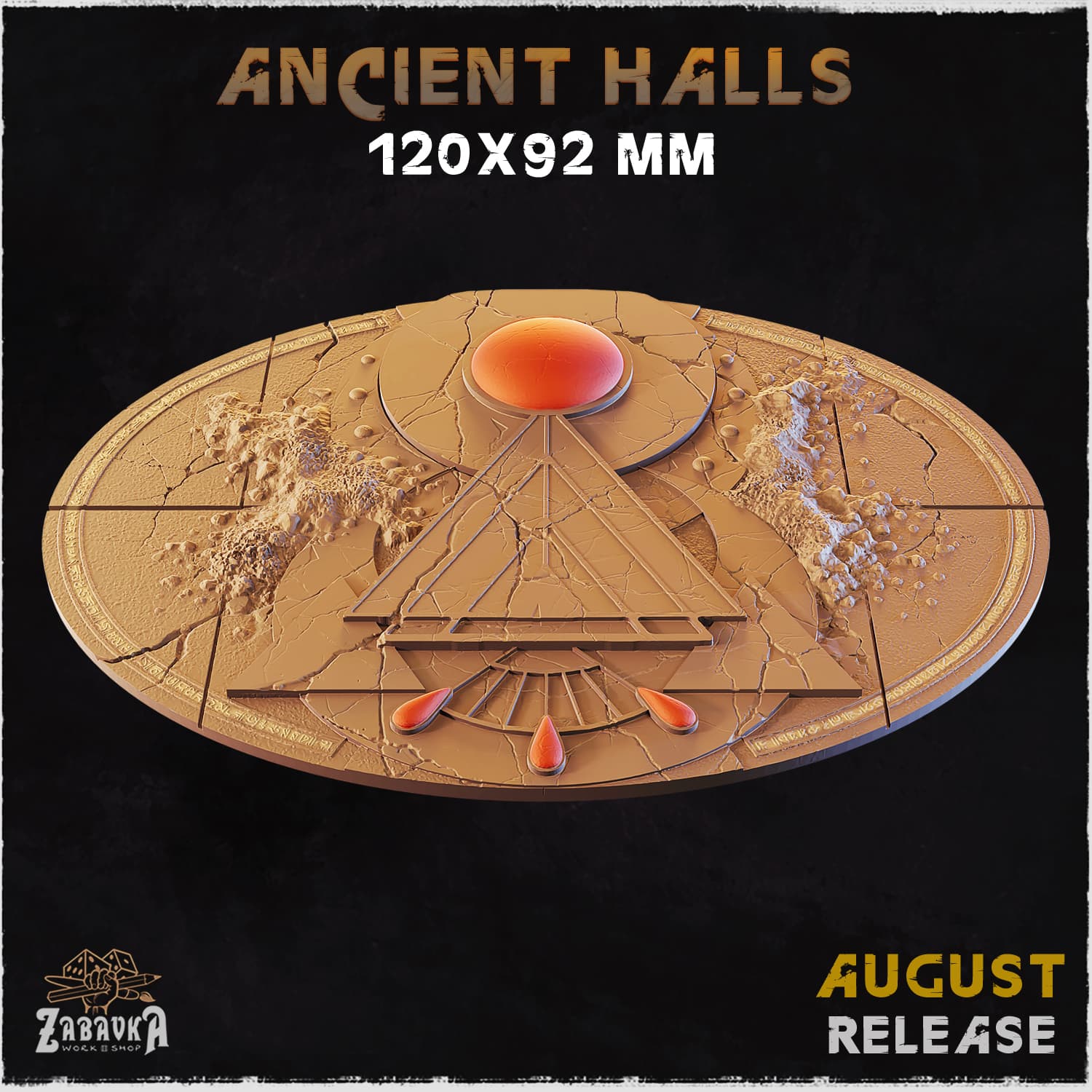 Ancient Halls Bases & Toppers - Unpainted Resin thumbnail