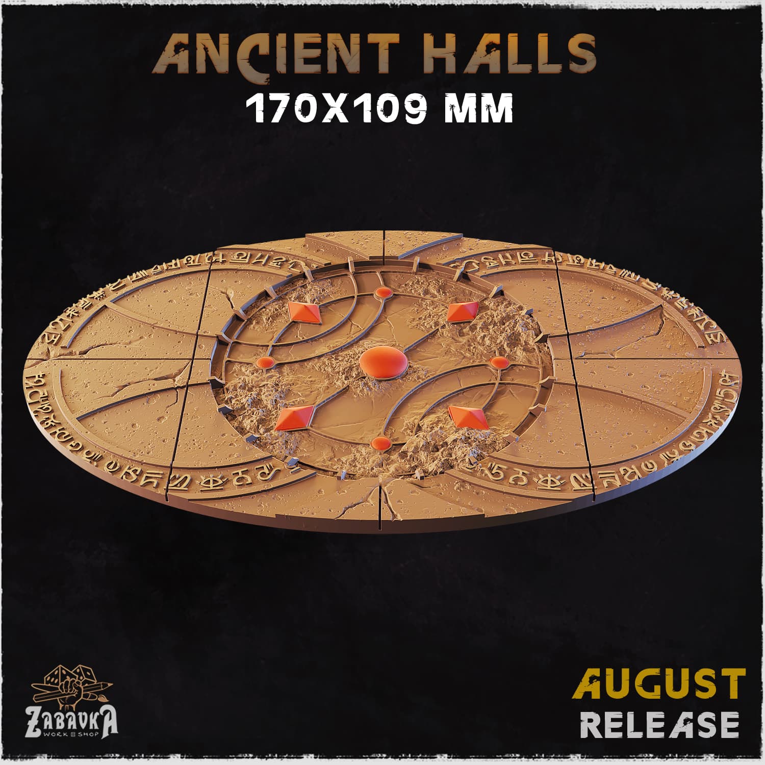 Ancient Halls Bases & Toppers - Unpainted Resin thumbnail