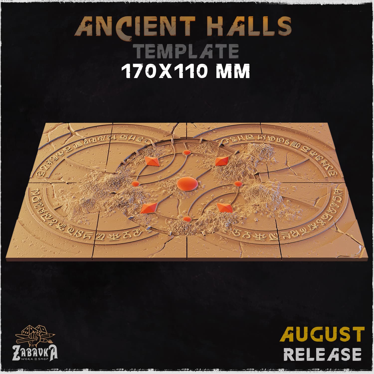 Ancient Halls Bases & Toppers - Unpainted Resin thumbnail