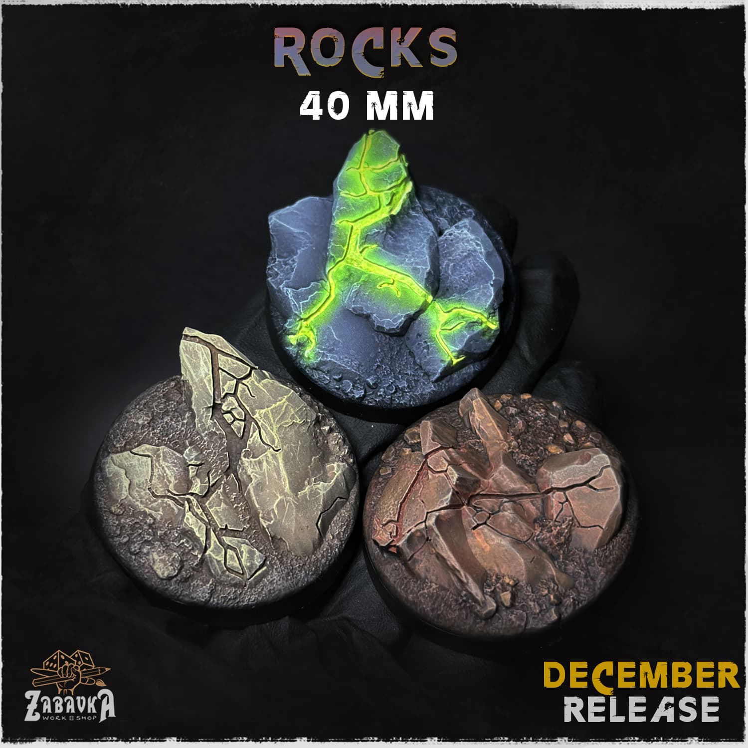 Rocks Bases & Toppers - Unpainted Resin thumbnail