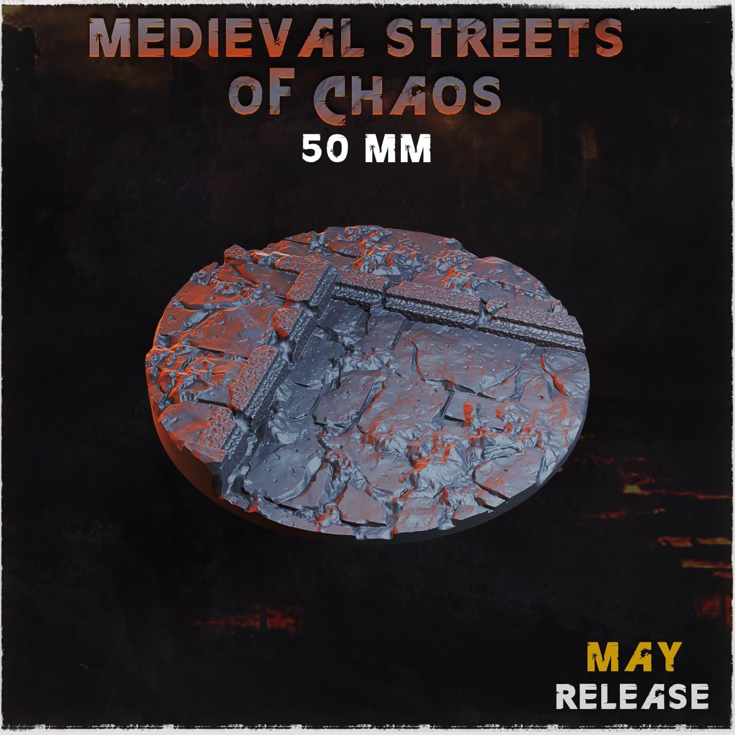 Medieval Streets of Chaos Bases & Toppers - Unpainted Resin thumbnail