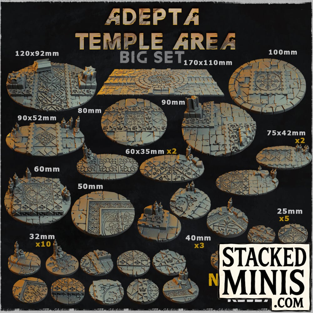 Adepta Temple Area Toppers