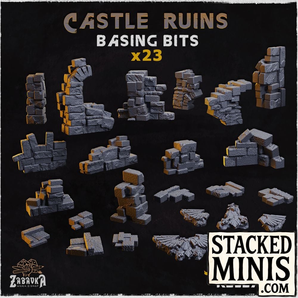 Castle Ruins Basing Bits