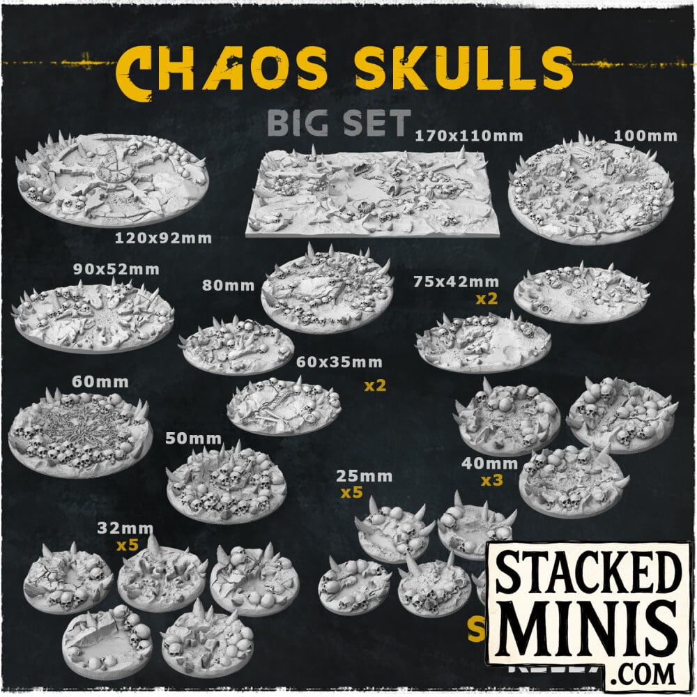 Chaos Skulls Bases