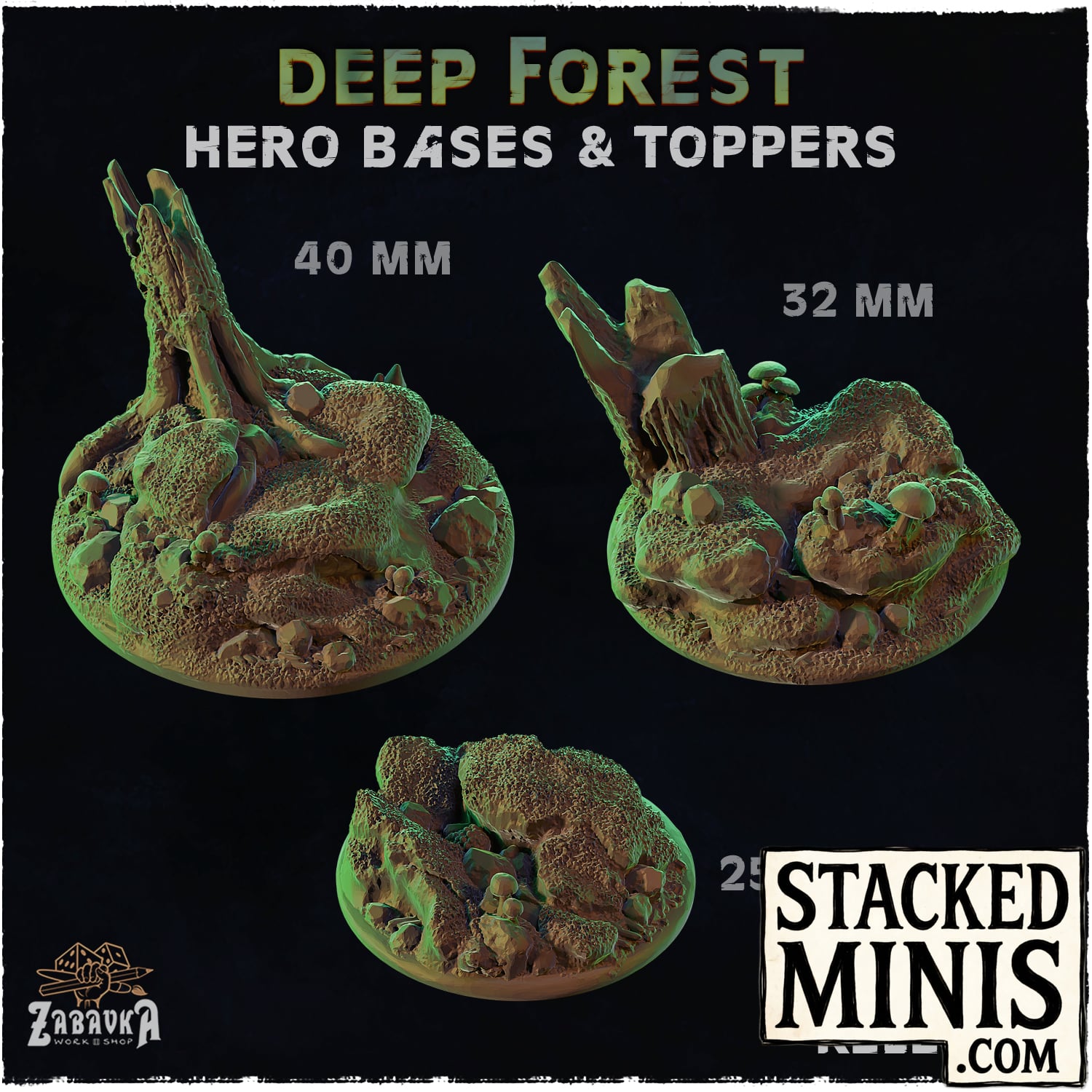 Deep Forest Character Toppers