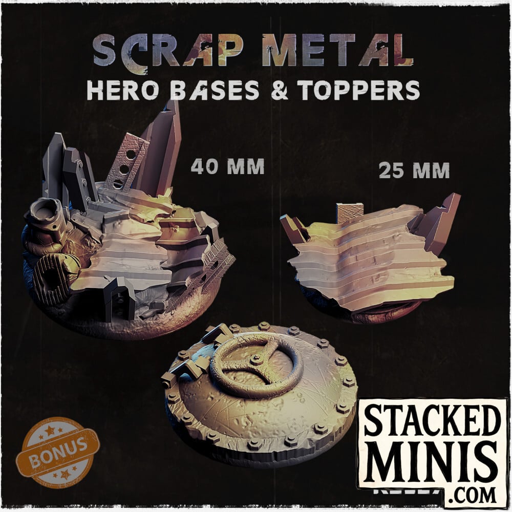Scrap Metal Character Toppers