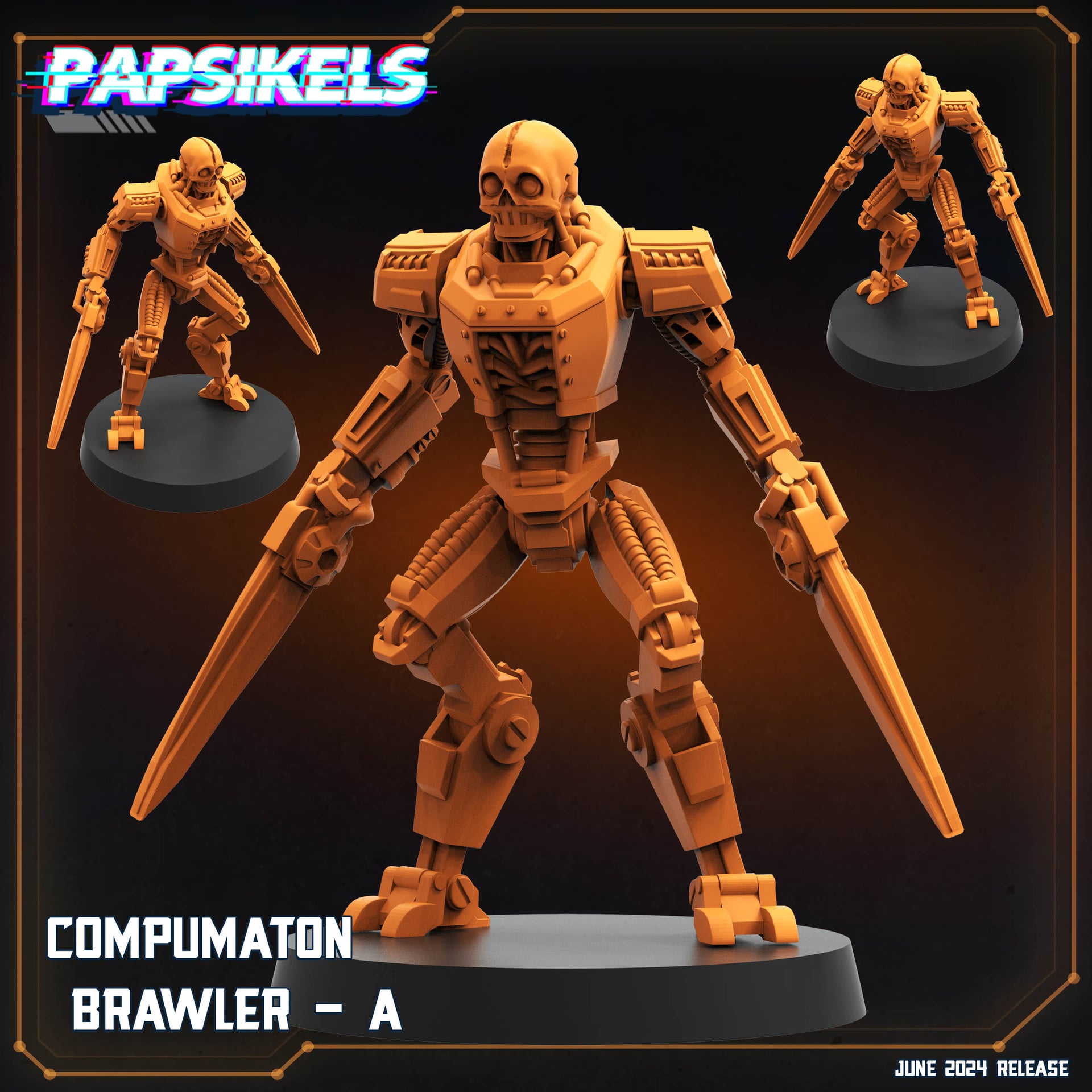 Compumaton Brawler A - Unpainted Resin