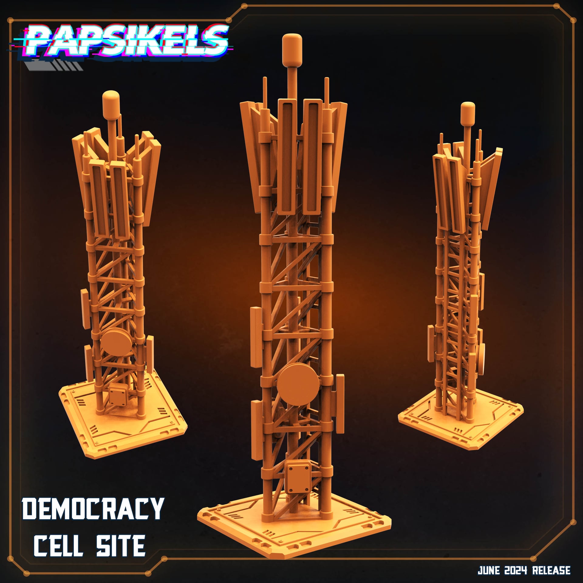Democracy Cell Site - Unpainted Resin