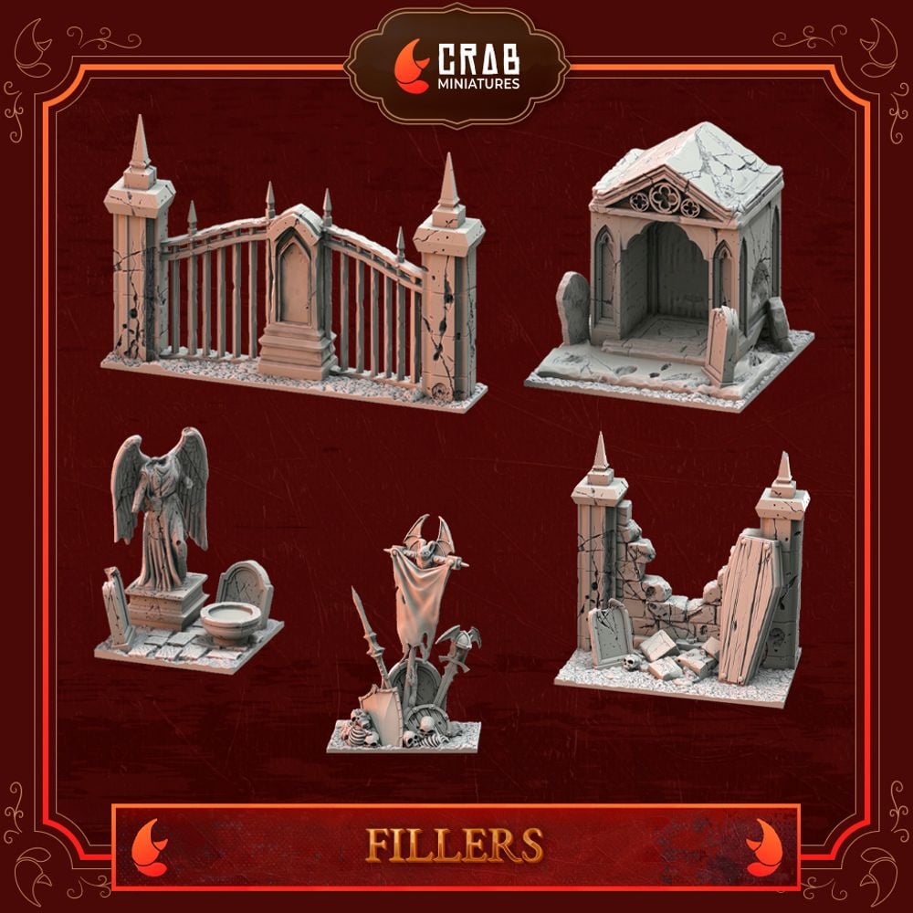 VAMPIRE: Regiment Fillers - Unpainted Resin