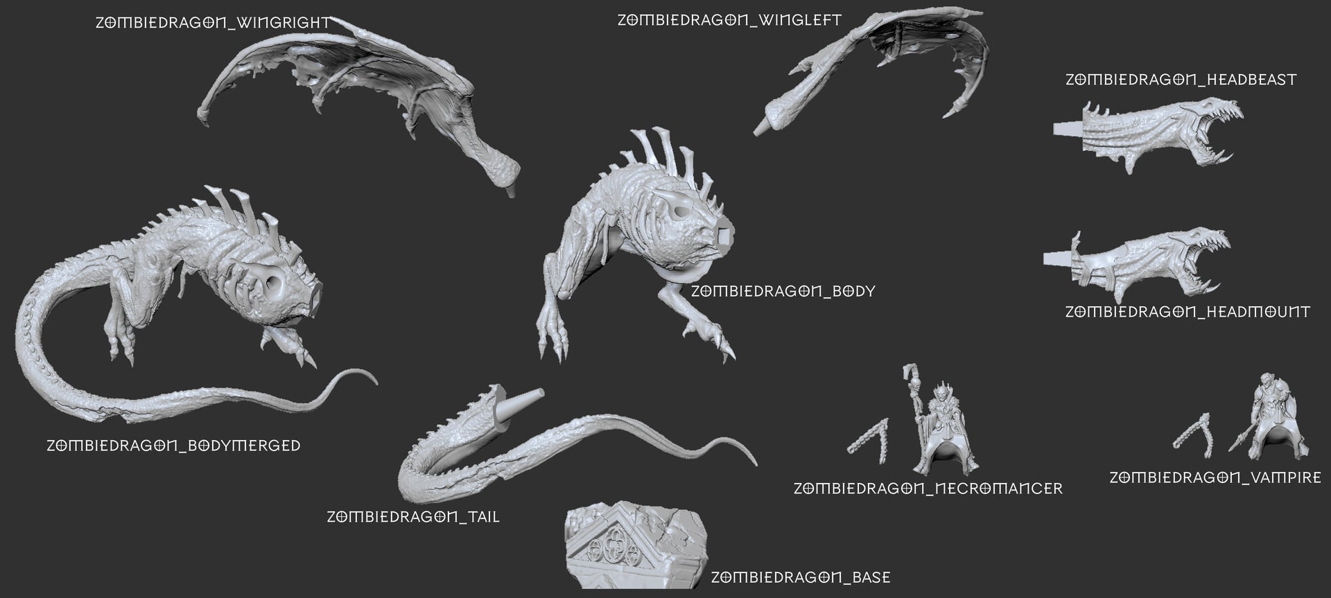 Zombie Dragon, Vampire Army