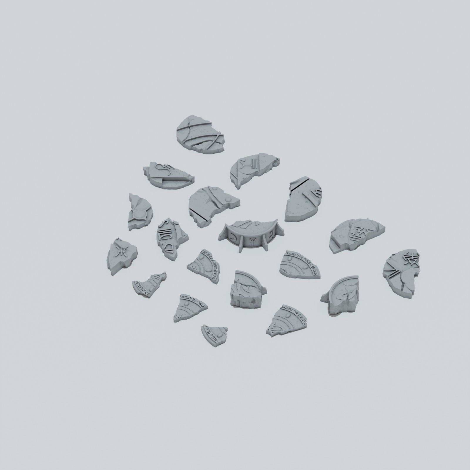 Ancient Halls Basing Bits - Unpainted Resin - image 2