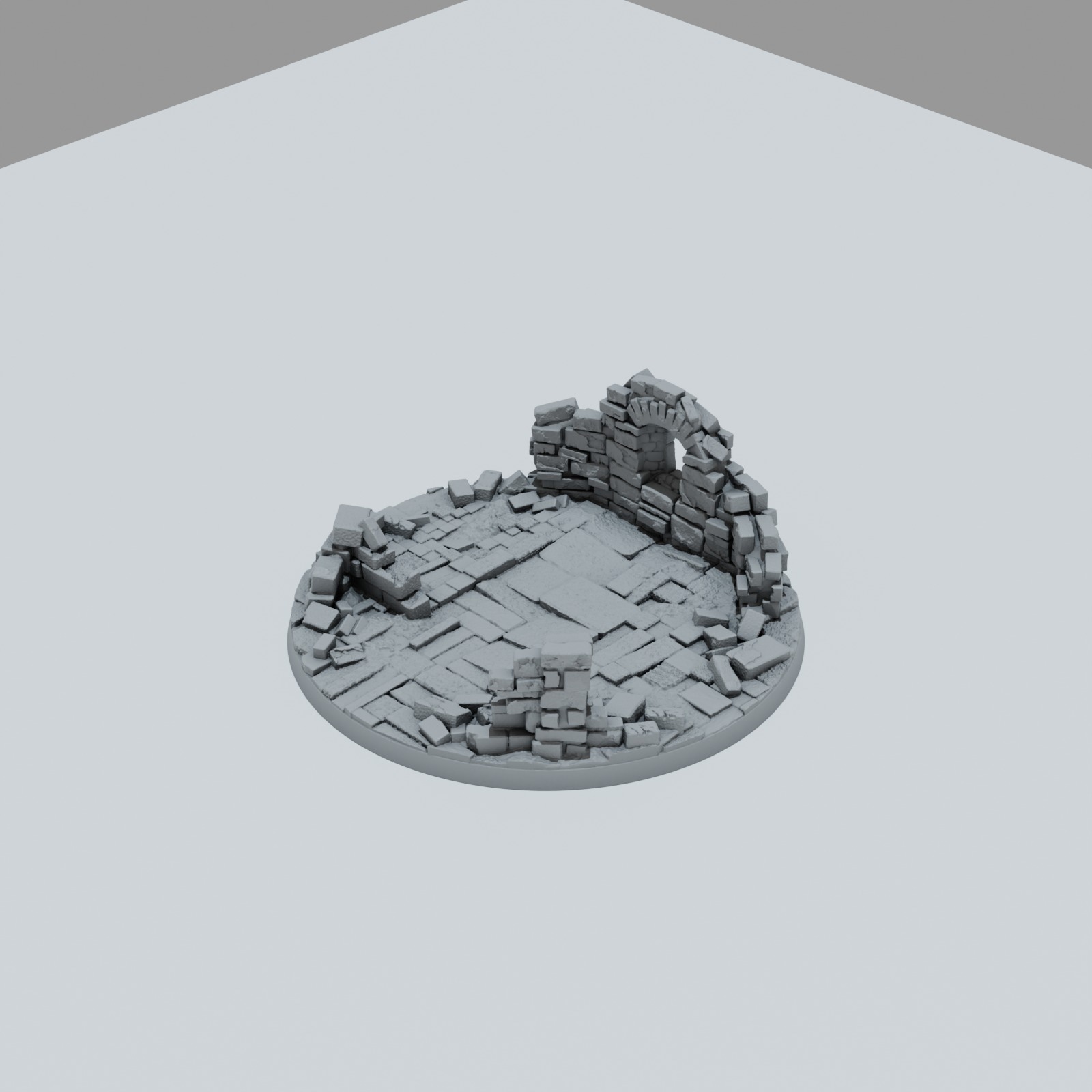 Castle Ruins Toppers - Unpainted Resin - image 2