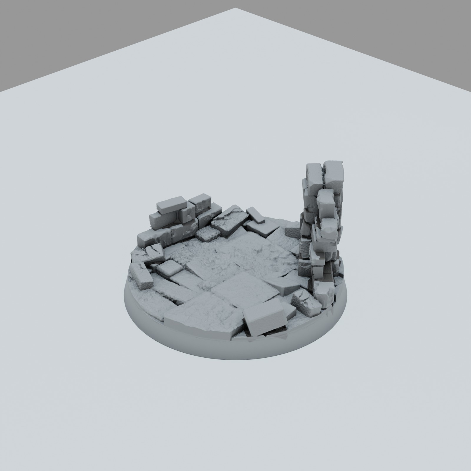 Castle Ruins Toppers - Unpainted Resin - image 9