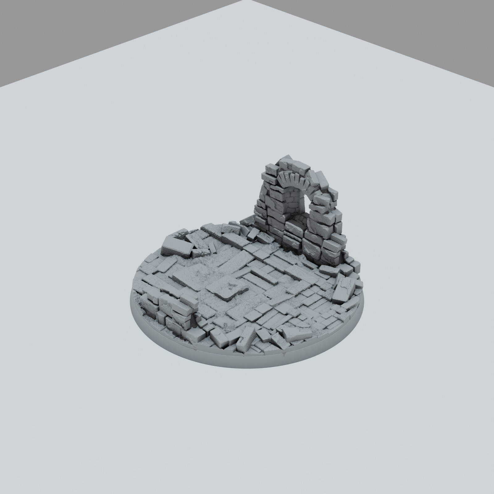 Castle Ruins Toppers - Unpainted Resin - image 13