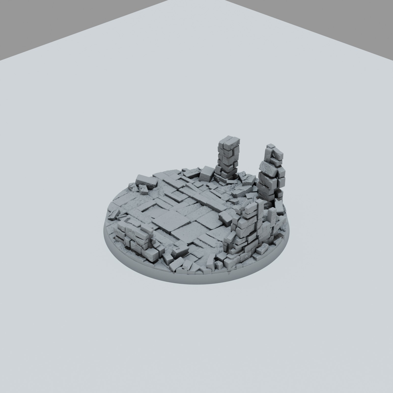 Castle Ruins Toppers - Unpainted Resin - image 14