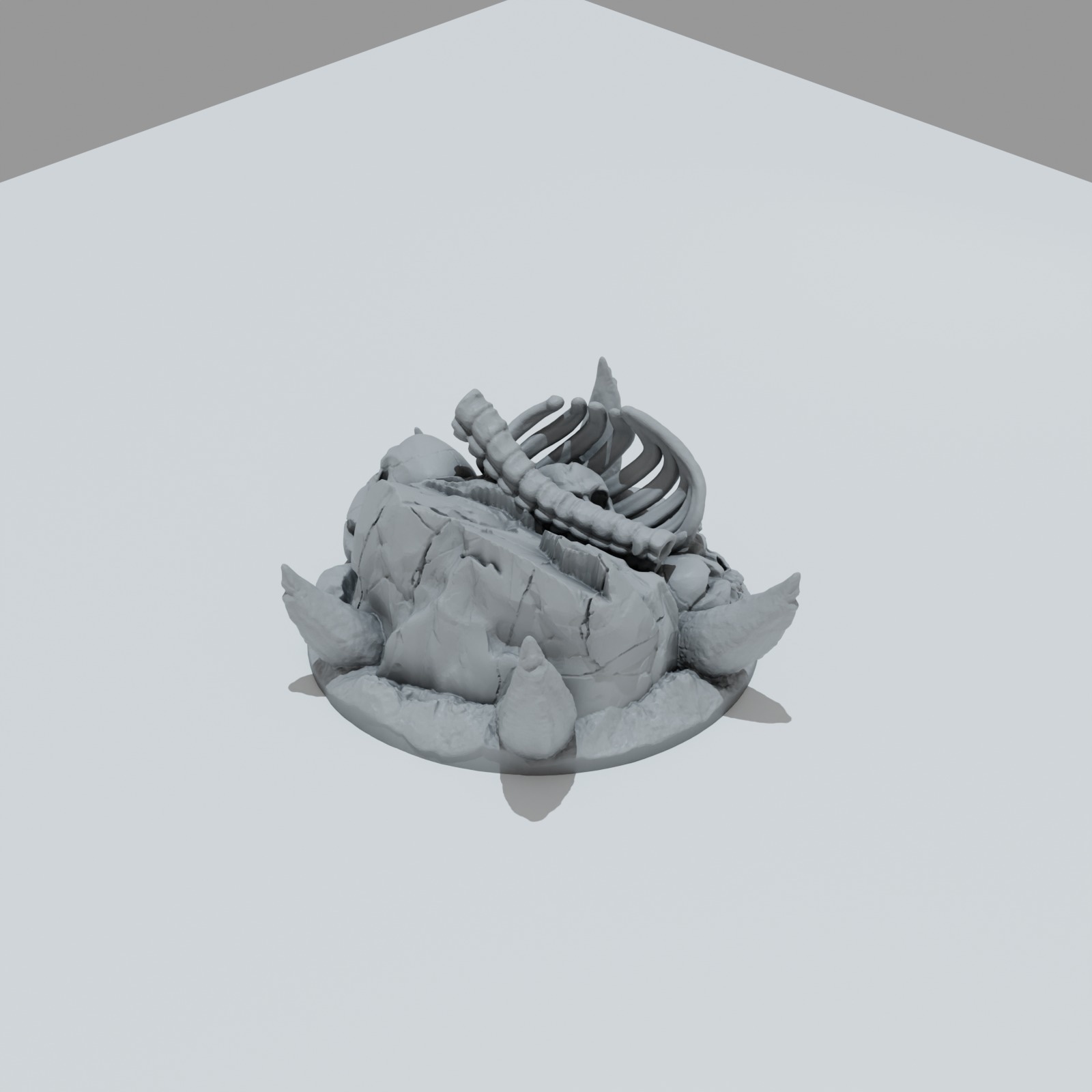 Chaos Skulls Hero Bases - Unpainted Resin - image 3