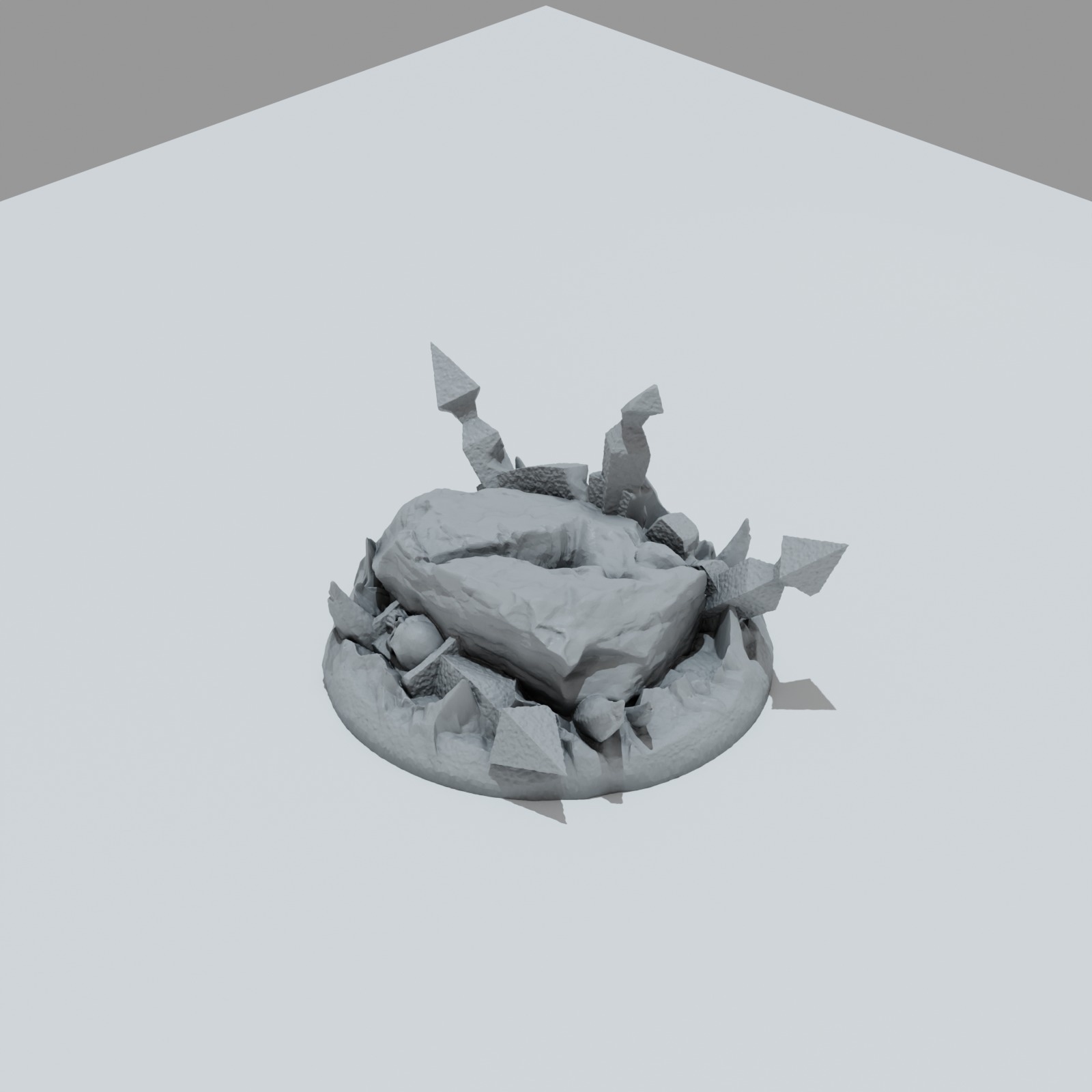 Chaos Skulls Hero Bases - Unpainted Resin - image 5