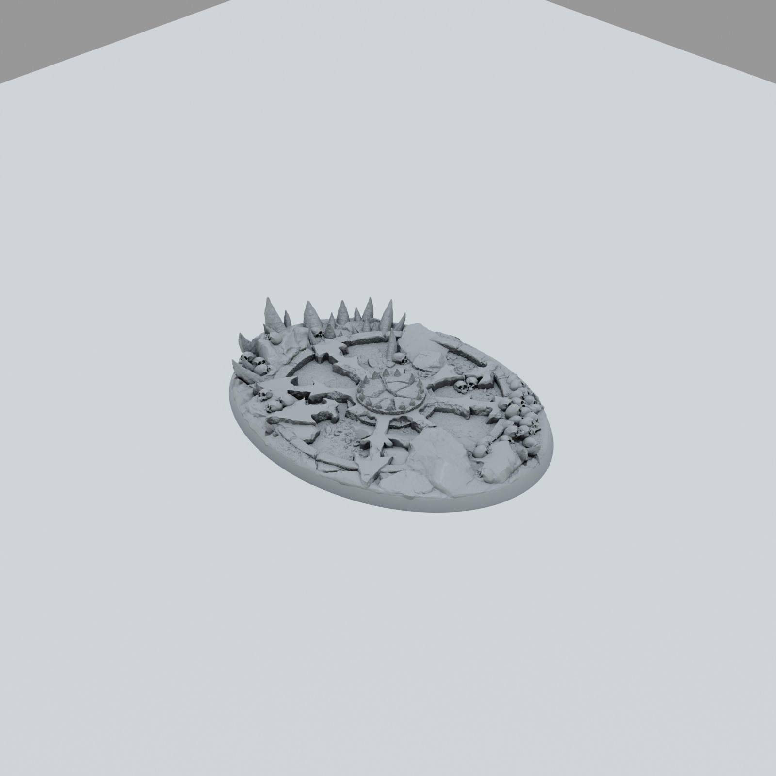 Chaos Skulls Texture Bases - Unpainted Resin - image 12