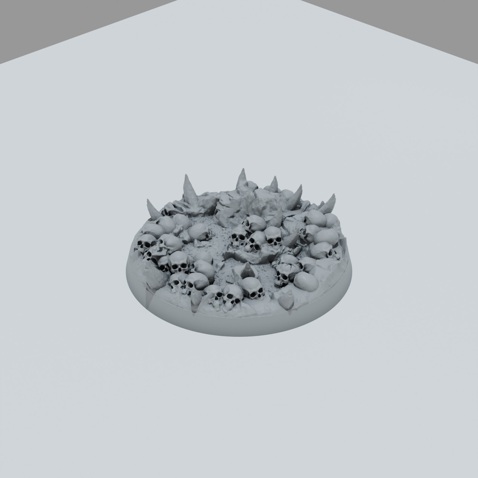 Chaos Skulls Texture Bases - Unpainted Resin - image 5