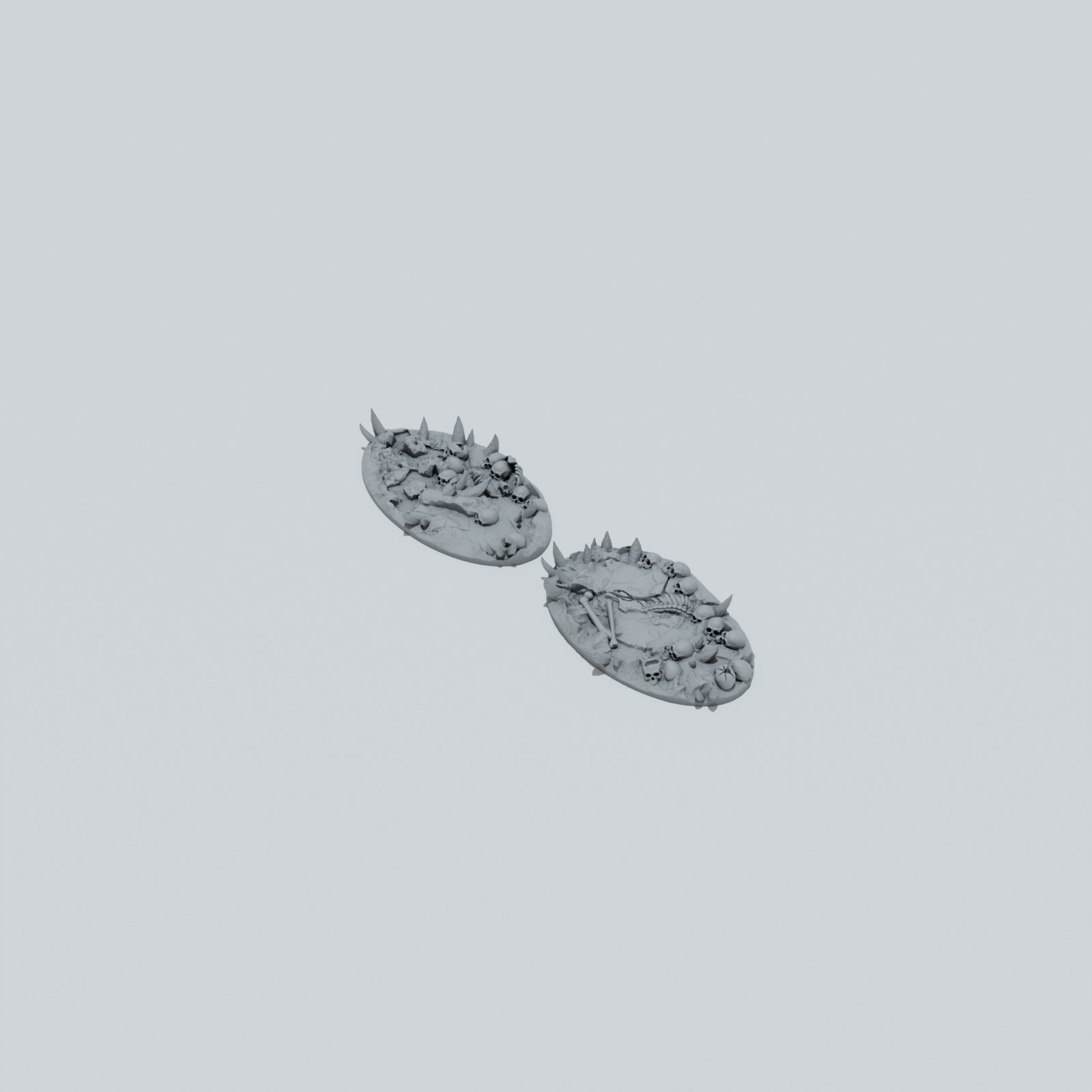 Chaos Skulls Toppers - Unpainted Resin - image 7