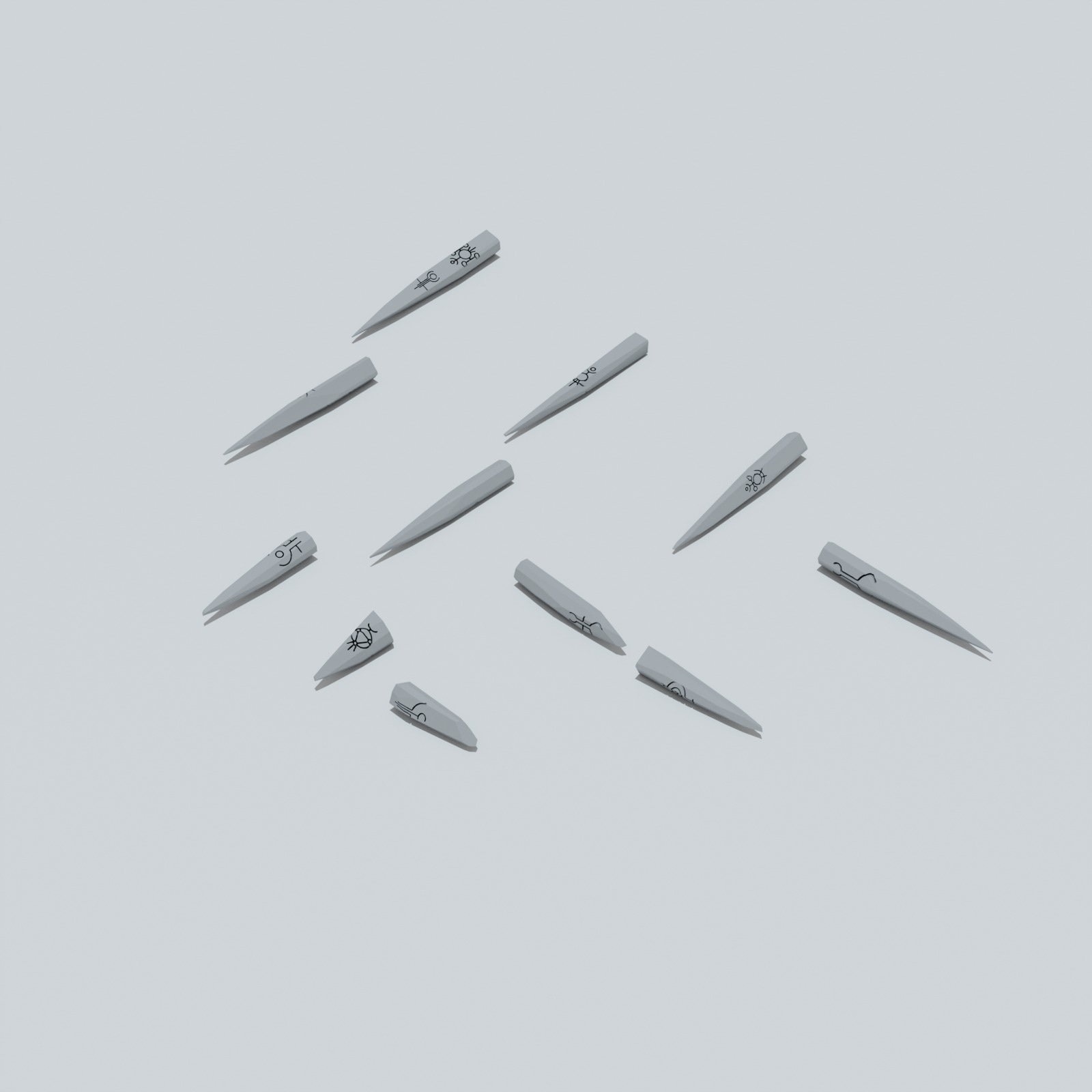 Cristales Heathen Crystals - Unpainted Resin - image 2