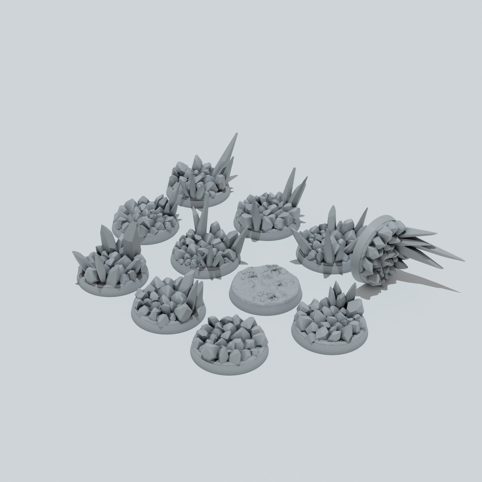 Cristales Texture Bases - Unpainted Resin - image 3