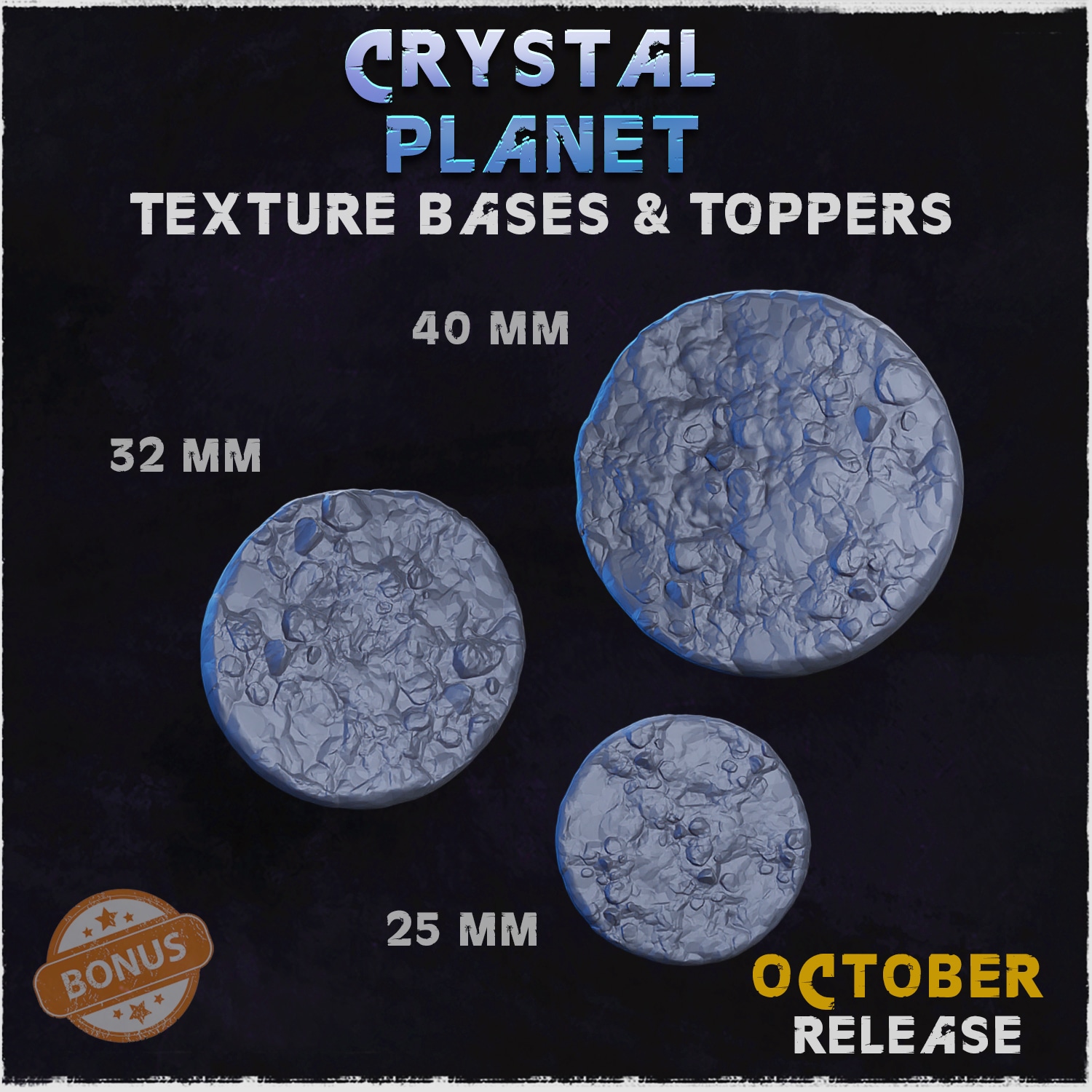 Cristales Toppers - Unpainted Resin - image 1