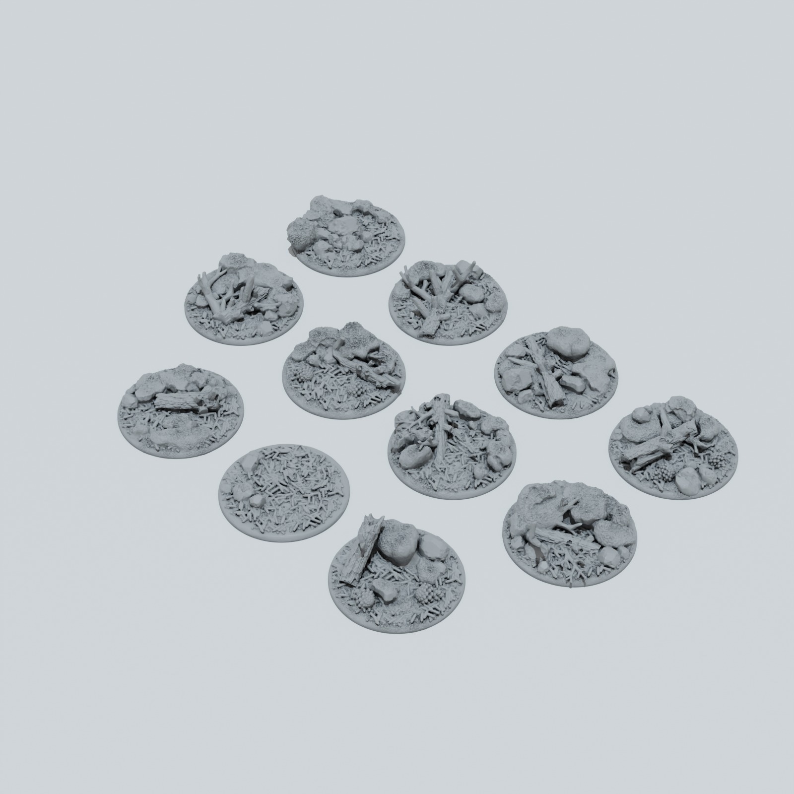 Deep Forest Toppers - Unpainted Resin - image 5