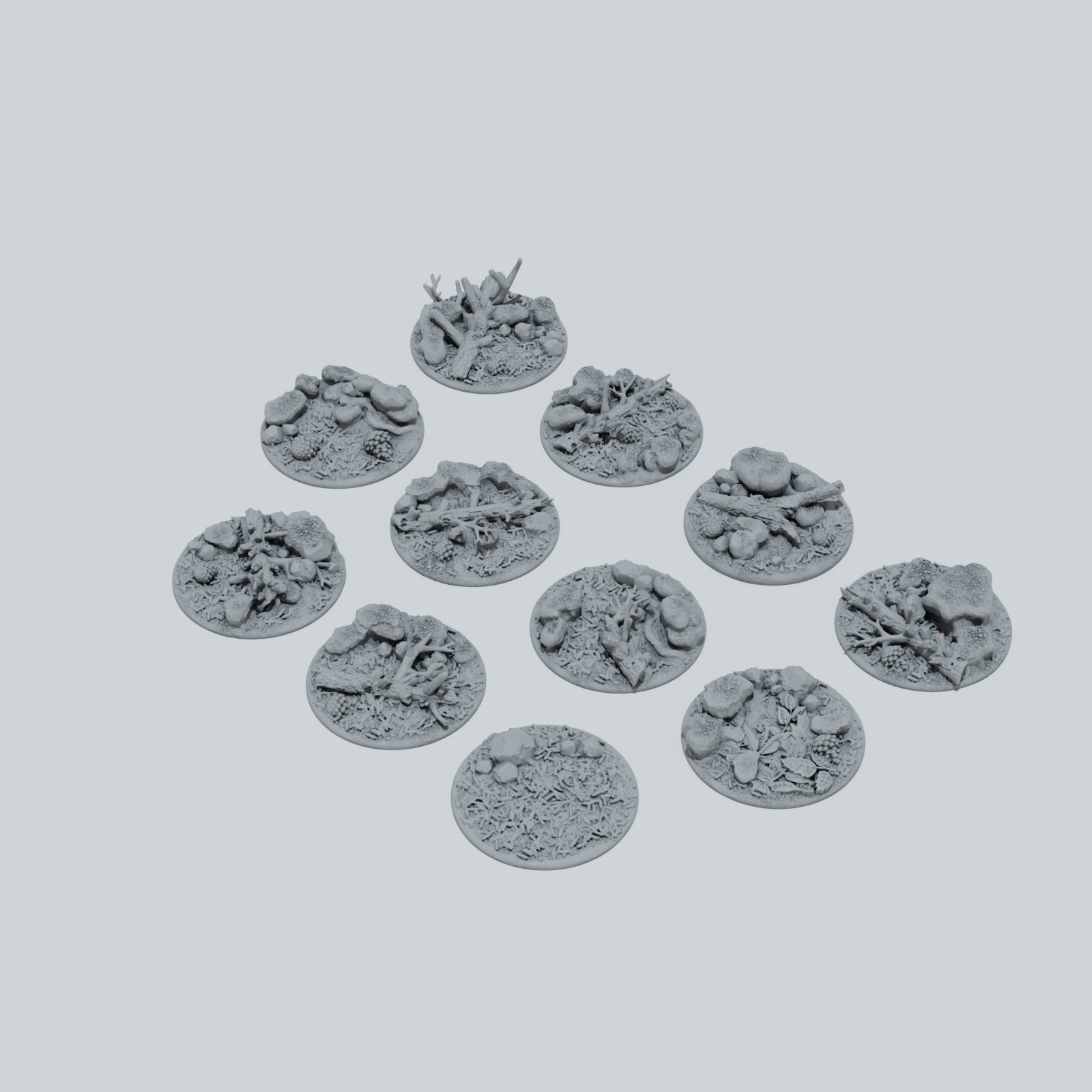 Deep Forest Toppers - Unpainted Resin - image 7