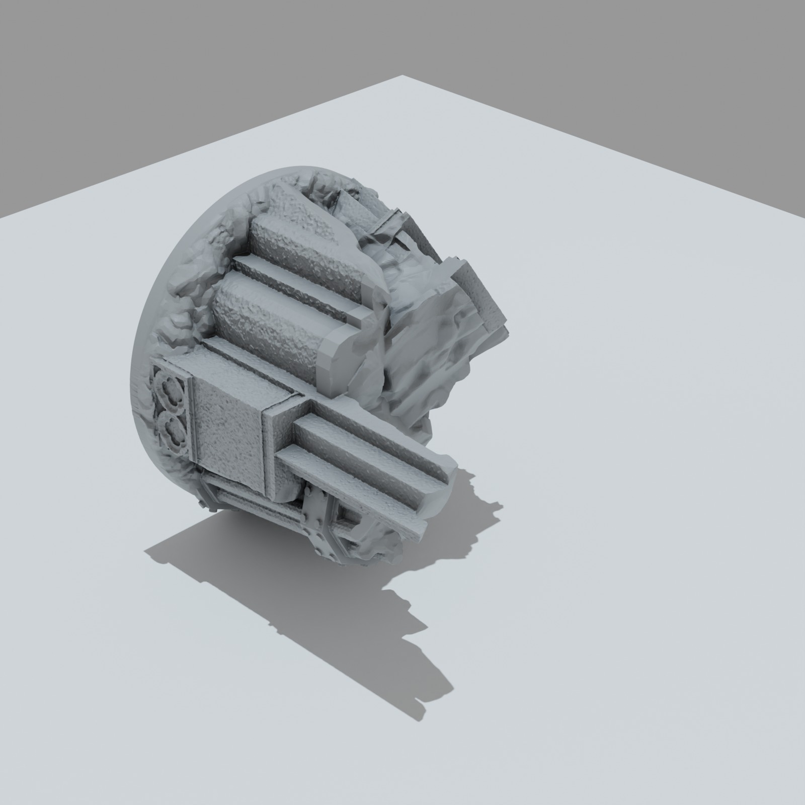 Defeated City Hero Bases - Unpainted Resin - image 7