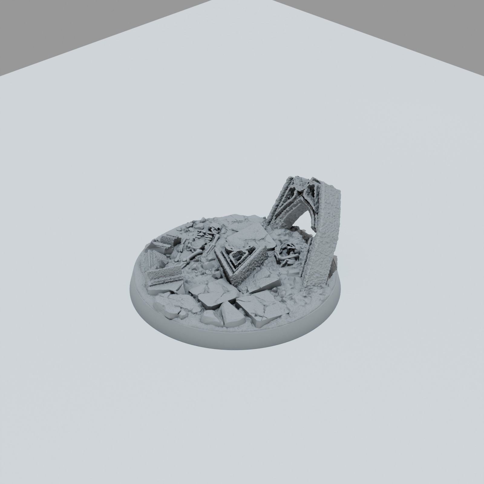 Defeated City Texture Bases - Unpainted Resin - image 9