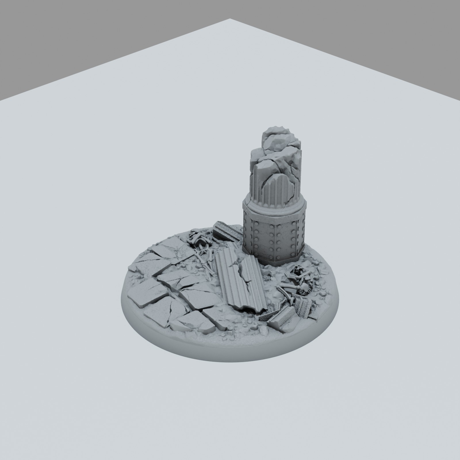Defeated City Texture Bases - Unpainted Resin - image 10