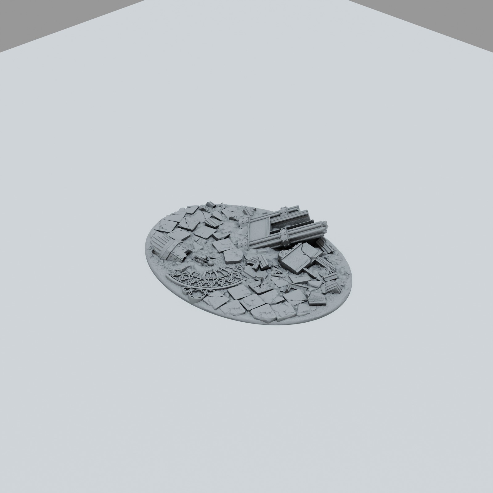 Defeated City Toppers - Unpainted Resin - image 3