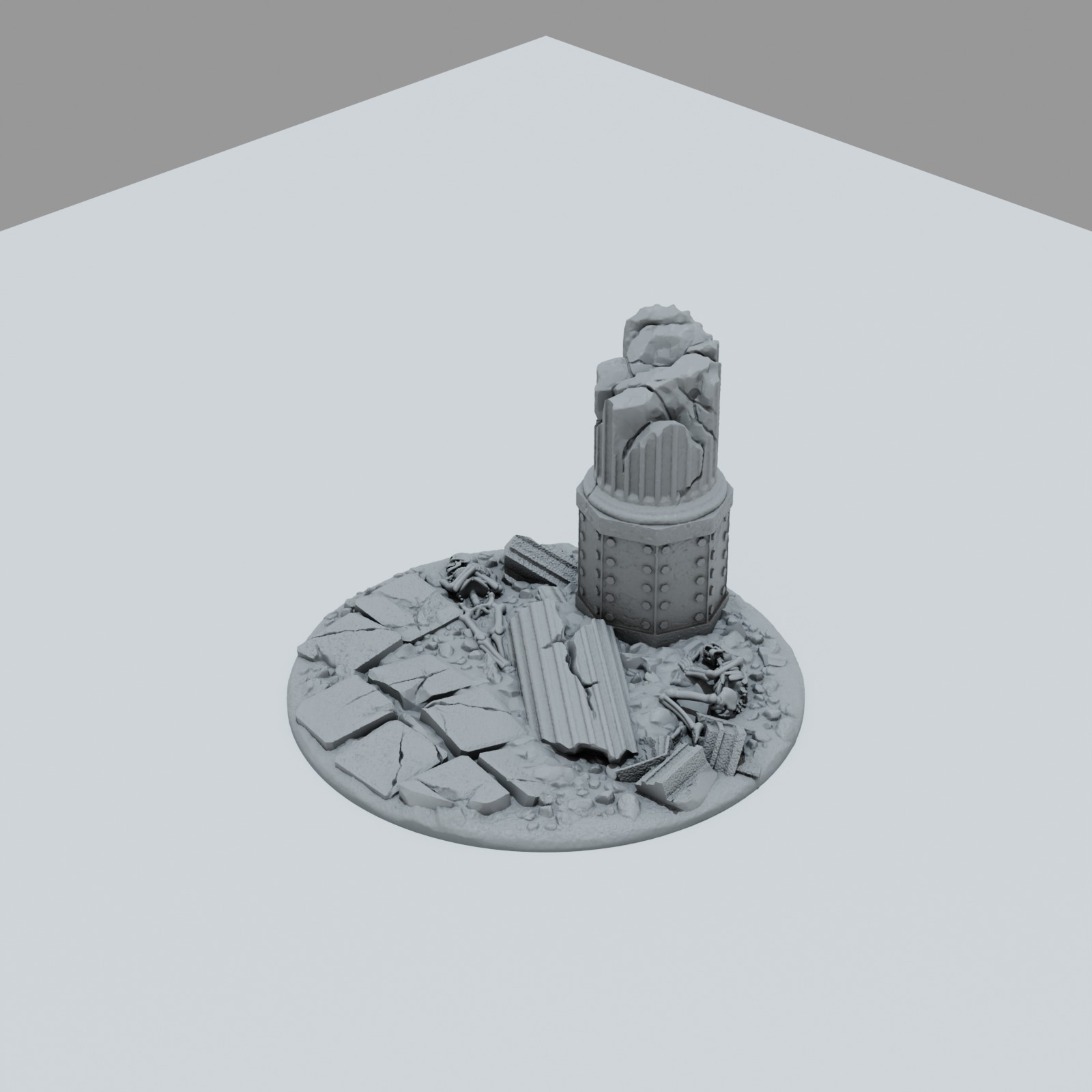 Defeated City Toppers - Unpainted Resin - image 10