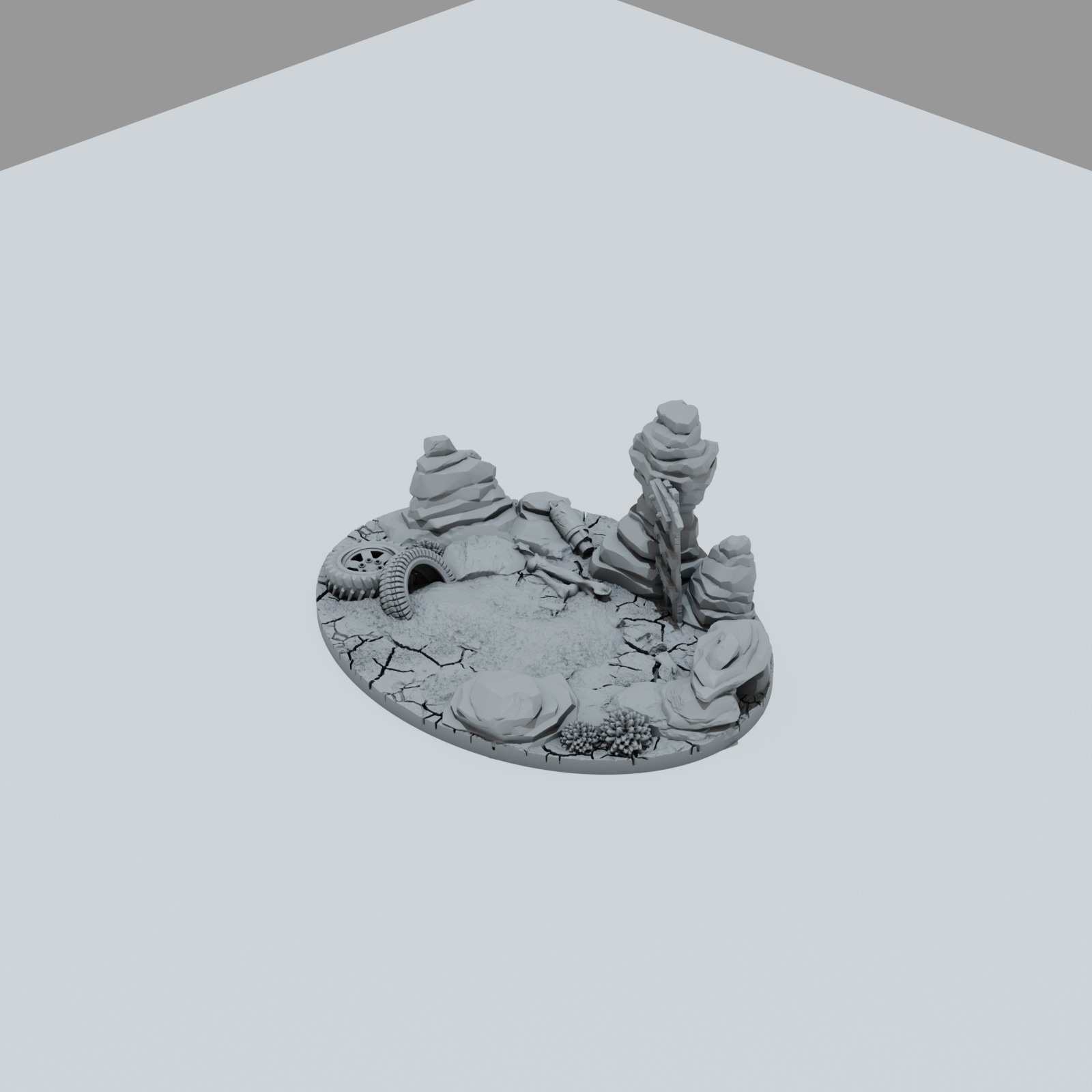 Desert Scrap Metal Toppers - Unpainted Resin - image 3