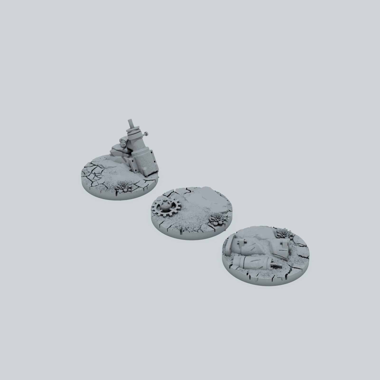 Desert Scrap Metal Toppers - Unpainted Resin - image 5