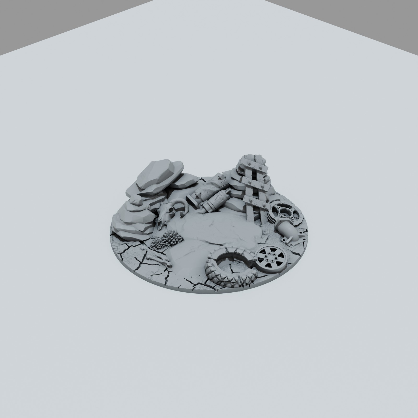 Desert Scrap Metal Toppers - Unpainted Resin - image 13