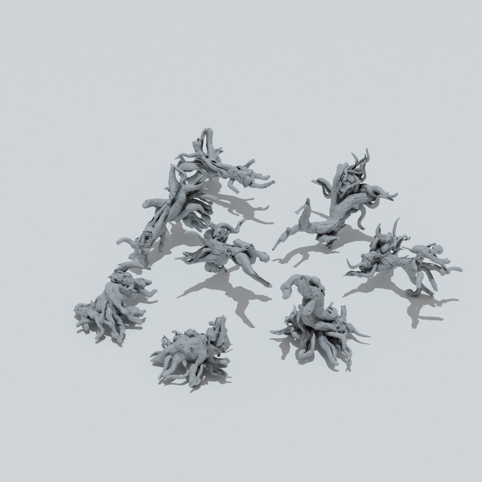 Forest of the Dead Trees of Death - Unpainted Resin - image 2