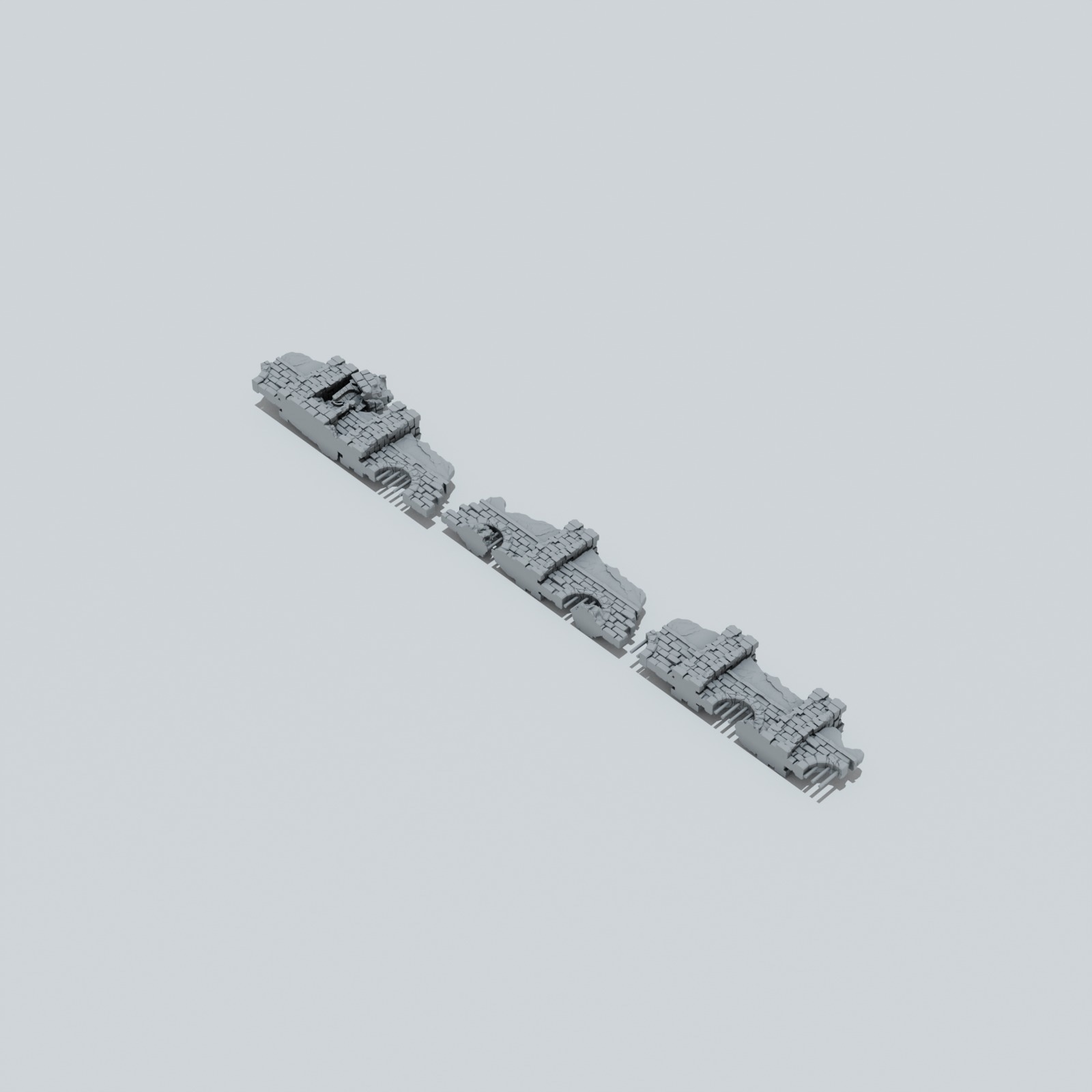 Medieval Streets of Chaos Barricades - Unpainted Resin - image 2