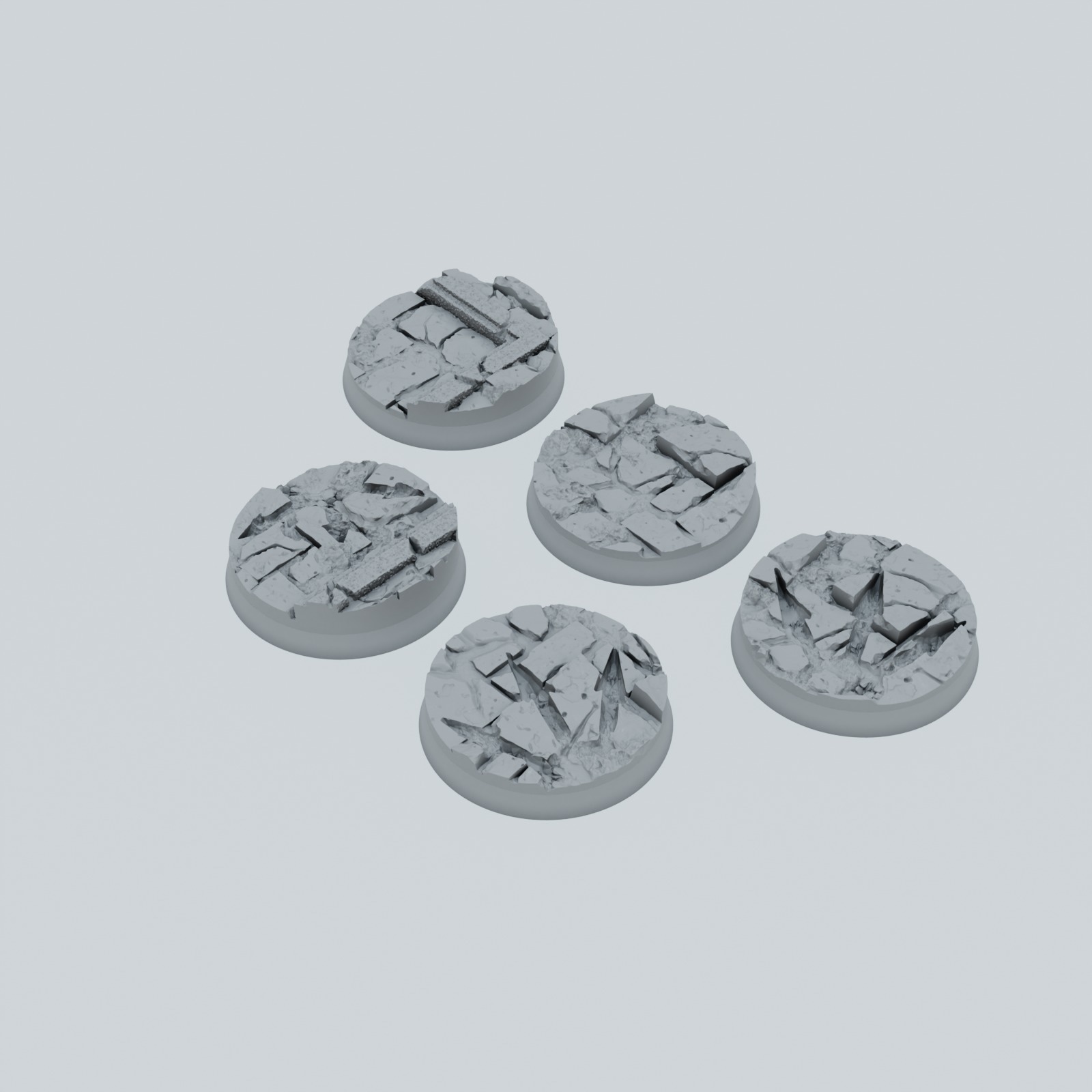 Medieval Streets of Chaos Texture Bases - Unpainted Resin - image 7