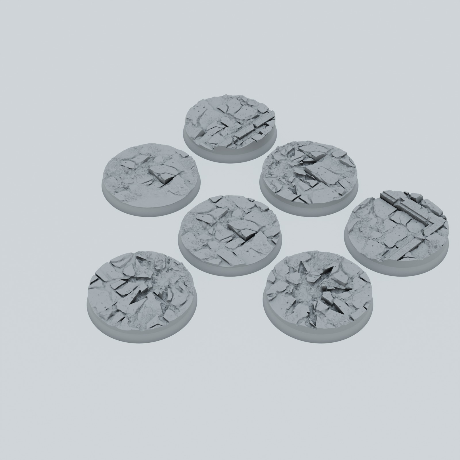 Medieval Streets of Chaos Texture Bases - Unpainted Resin - image 9