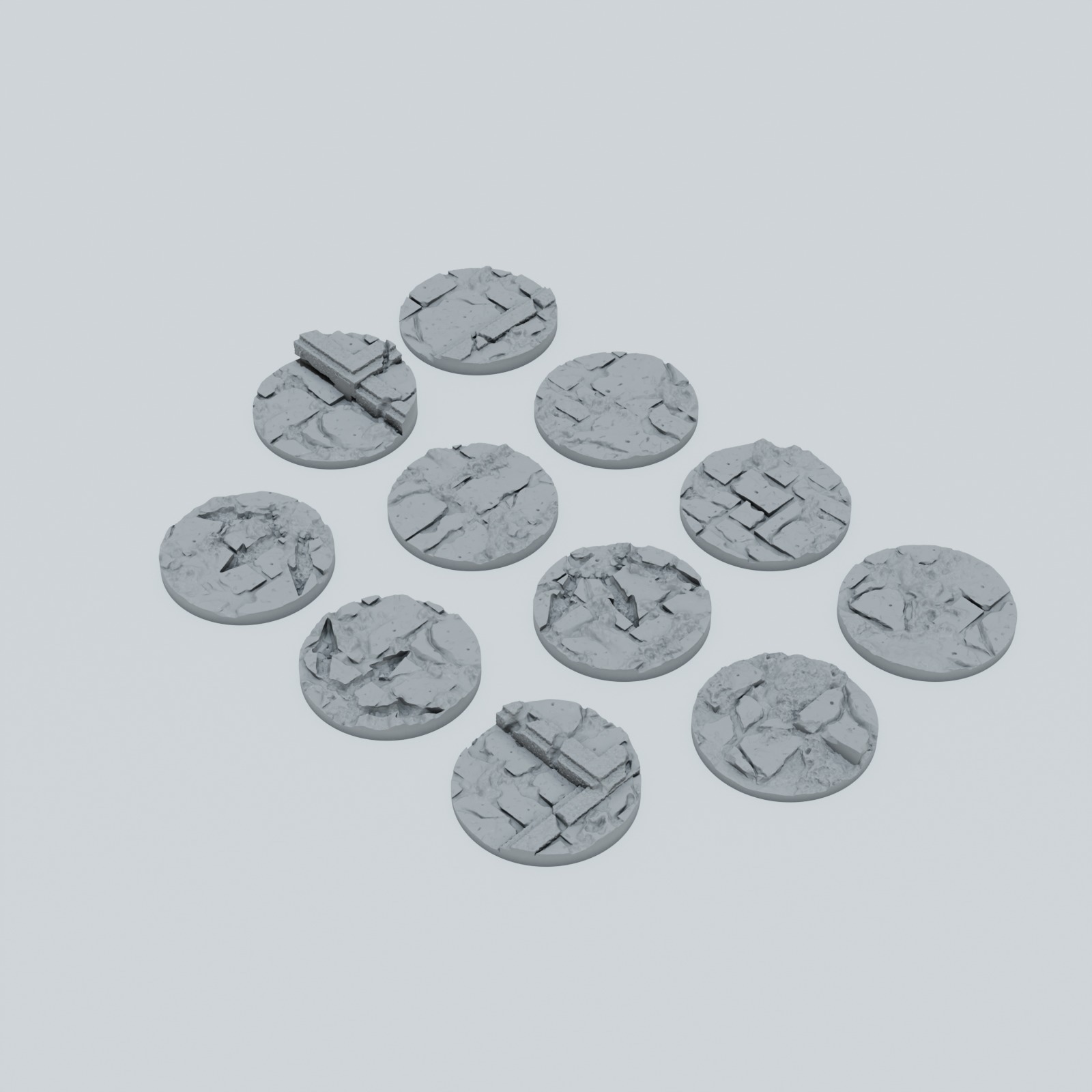 Medieval Streets of Chaos Toppers - Unpainted Resin - image 6