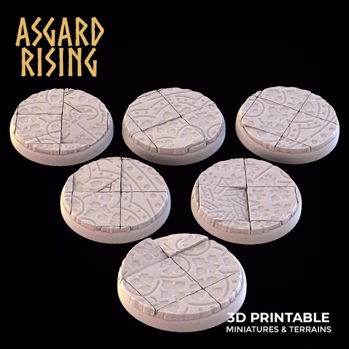 Ornamented II Theme Bases - Unpainted Resin - image 1