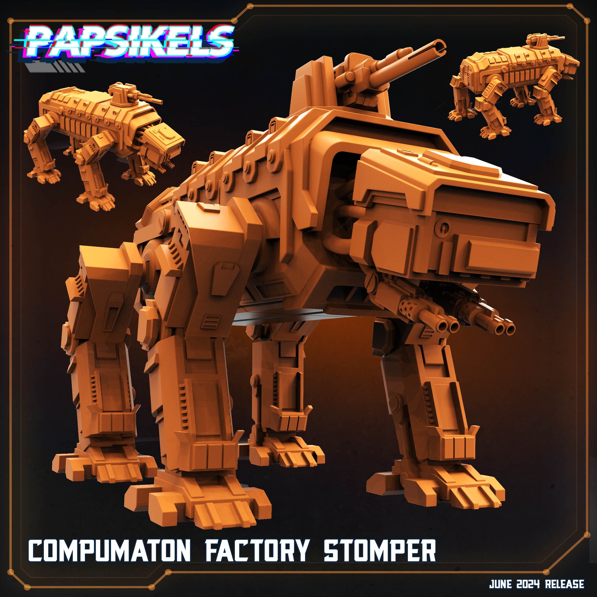 Compumaton Factory Stomper - Unpainted Resin - image 1
